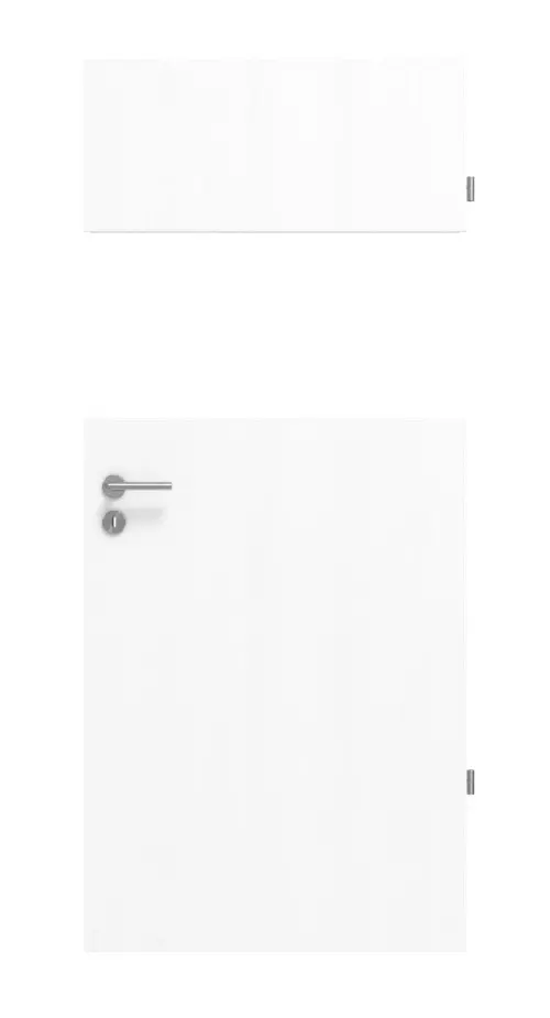 Widok frontowy na jesion biały Pore Es 242 Portalit drzwi wewnętrzne View Typ 2209 - Westag & Getalit