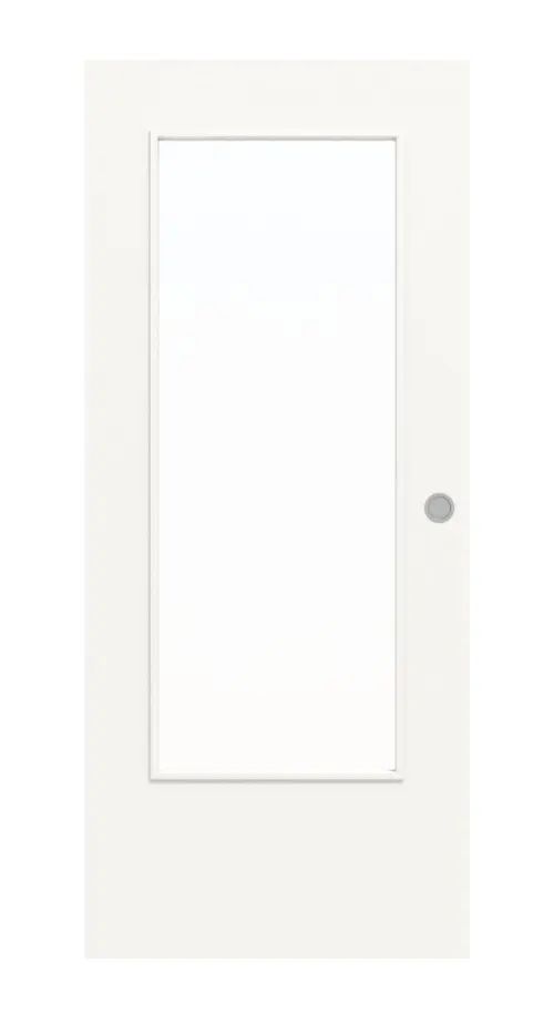 WESTAG drzwi przesuwne do pomieszczeń mokrych biel sygnałowa A 224 GetaLit HPL z przeszkleniem LA-DIN