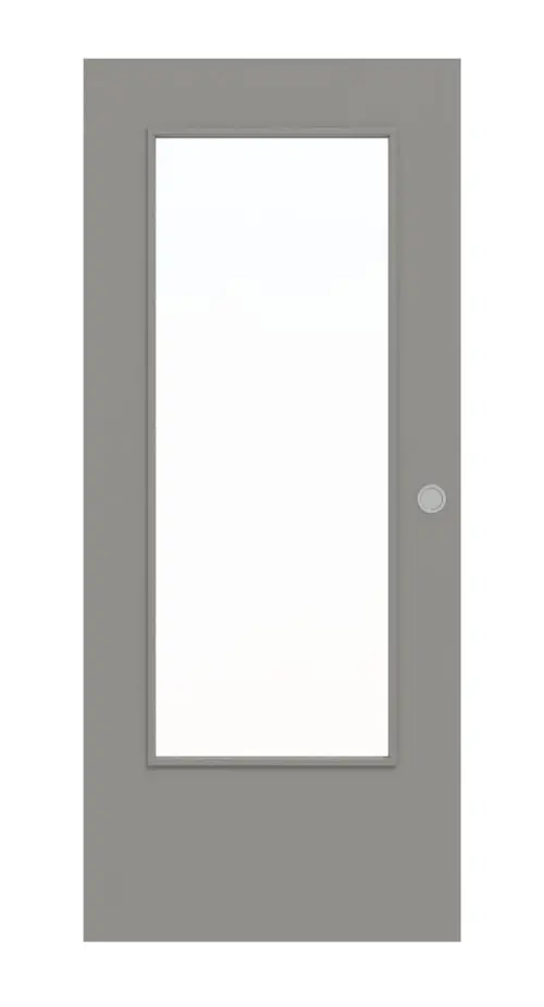 WESTAG drzwi przesuwne do pomieszczeń mokrych Kitt A 446 PortaLit CPL z przeszkleniem LA-DIN