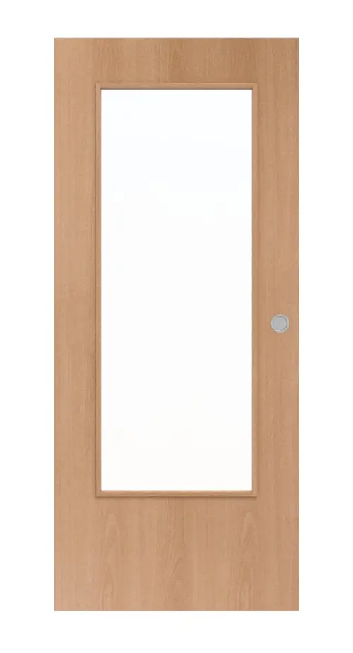 Drzwi przesuwne Portalit LA-DIN buk o słoistym rysunku