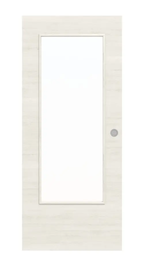 WESTAG drzwi przesuwne do pomieszczeń mokrych sosna biała Cross PIC 230 GetaLit HPL z przeszkleniem LA-DIN