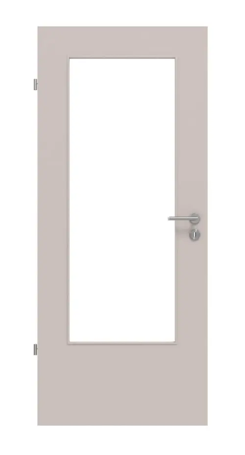 JELD-WEN Smoke HPL-Urban drzwi do pomieszczeń mokrych z przeszkleniem LÖ-23