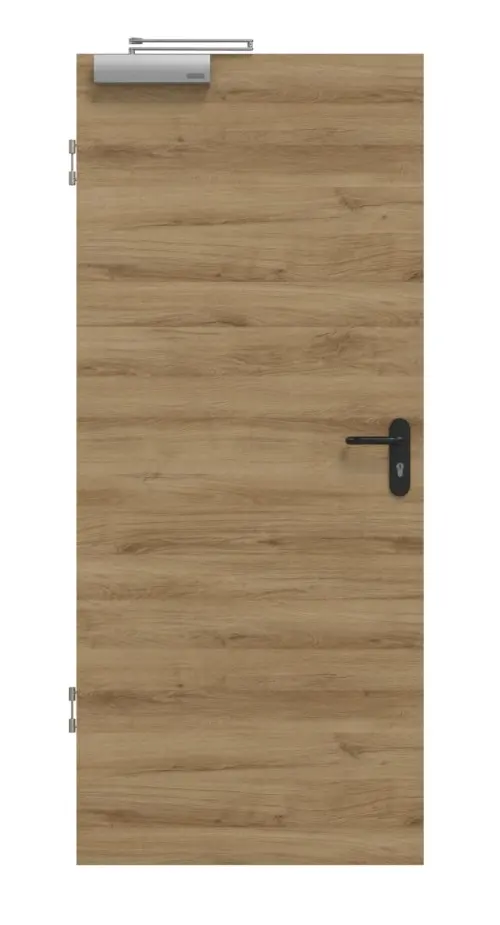 HÖRMANN drzwi dymoszczelne dąb naturalny wzdłuż Duradecor ProLine