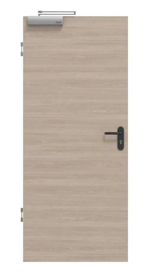 HÖRMANN drzwi przeciwpożarowe dąb szary układ poprzeczny Duradecor ProLine