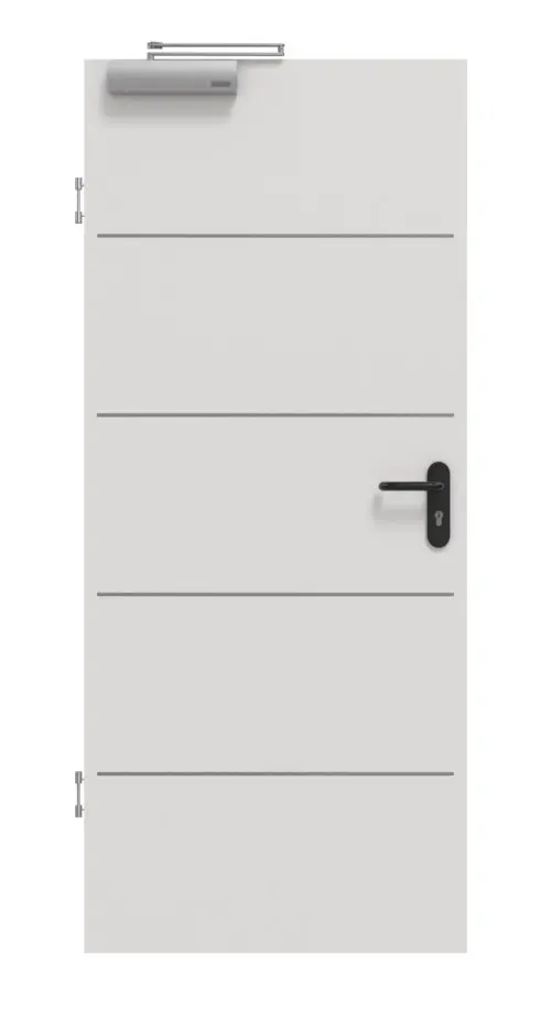 GARANT Drzwi dymoszczelne Corona 830 Silver Grey CePaL