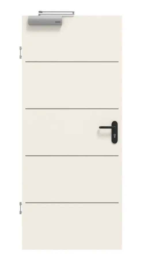 GARANT Drzwi dymoszczelne Corona 830 z białym lakierem 9010 CePaL