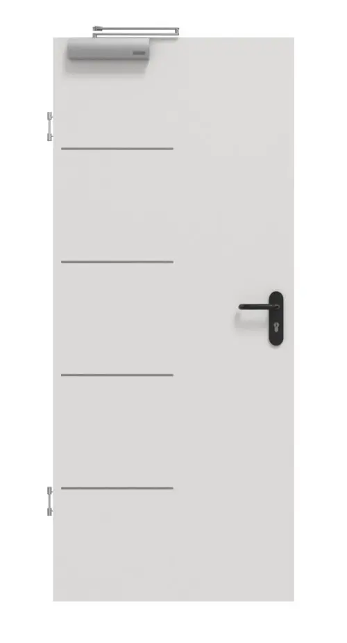 GARANT Drzwi dymoszczelne Corona 834 Silver Grey CePaL