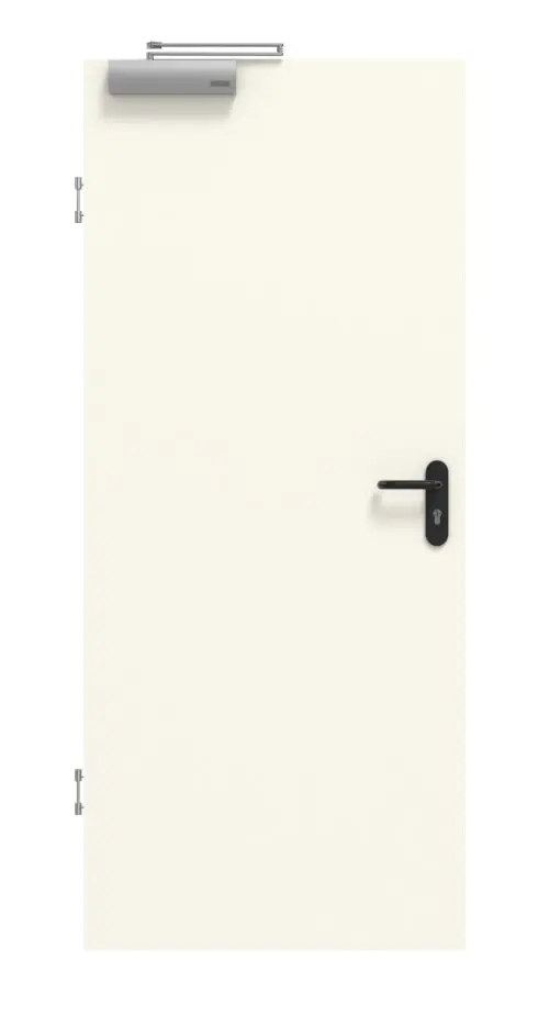 Widok frontowy drzwi dymoszczelnych firmy GARANT 9417-60 Snow White CePaL