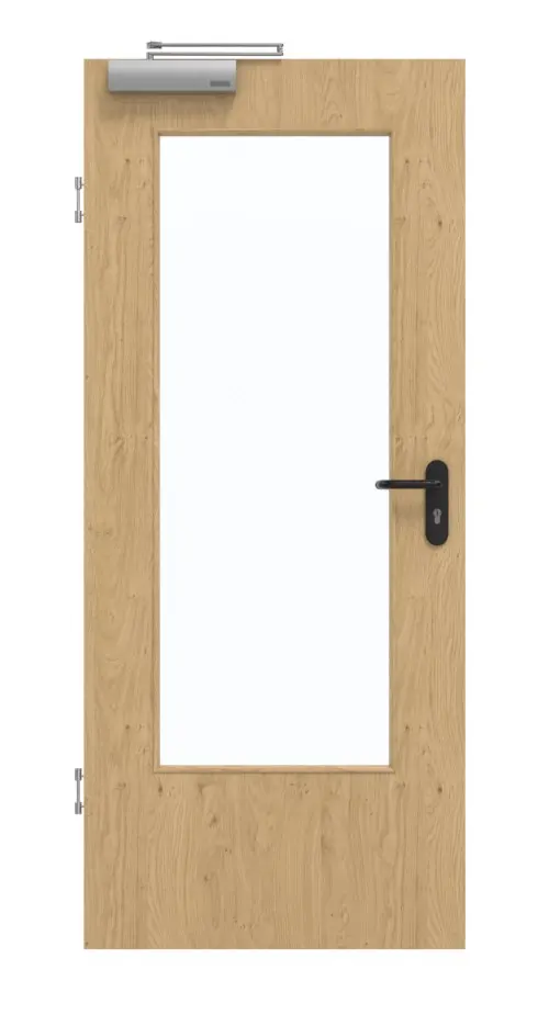 GARANT drzwi dymoszczelne Authentic Asteiche CePaL z przeszkleniem LA-DIN