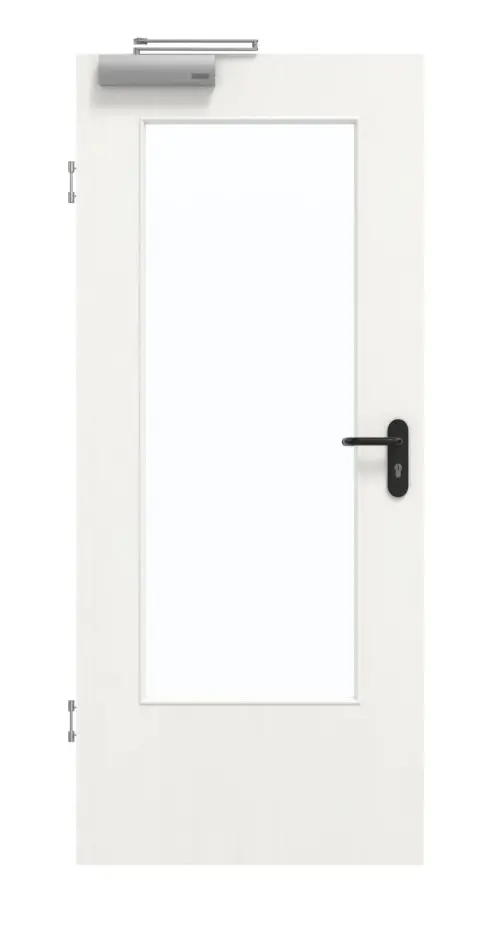 GARANT Drzwi przeciwpożarowe Authentic Bianco CePaL z przeszkleniem LA-DIN