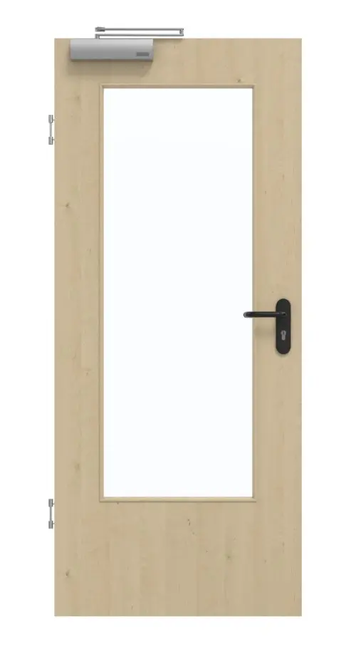 GARANT Drzwi przeciwpożarowe Natura Ahorn CePaL z przeszkleniem LA-DIN