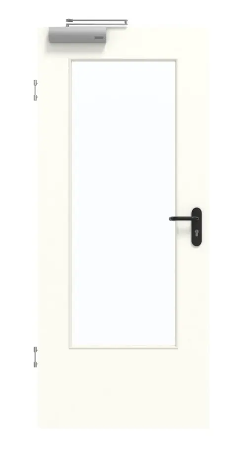 GARANT drzwi dymoszczelne W1000ST9 Premium biały GHK08 z przeszkleniem LA-DIN
