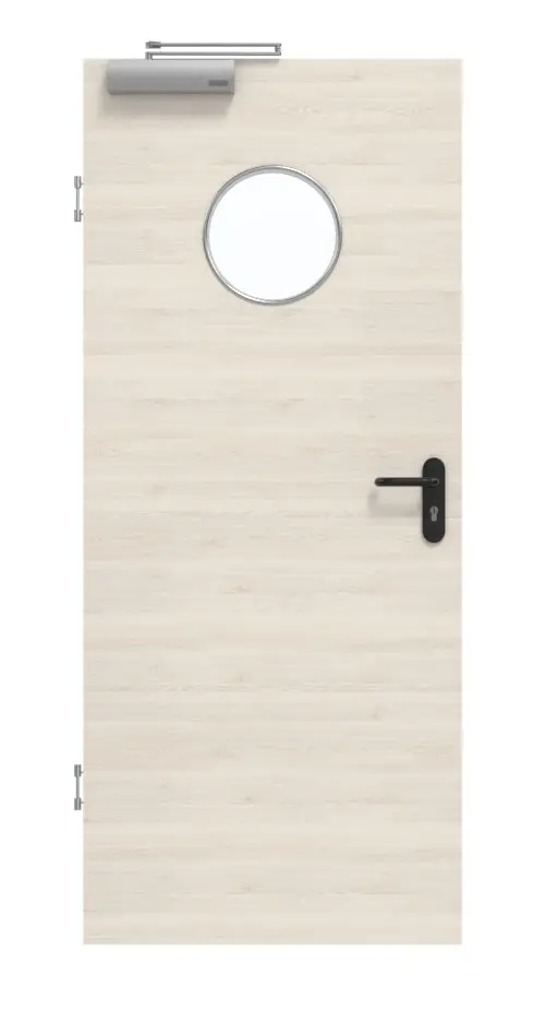 GARANT Drzwi dymoszczelne Quer Authentic Perl GCK08 z przeszkleniem LA-12