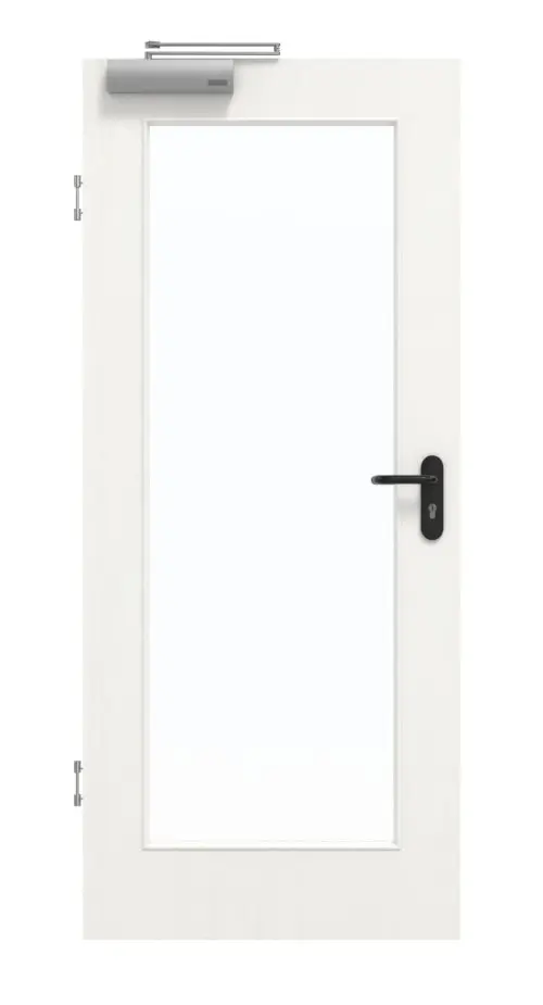 GARANT drzwi dymoszczelne Authentic Bianco CePaL z przeszkleniem LA-2