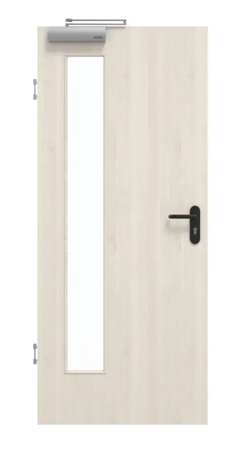 GARANT drzwi dymoszczelne Authentic Perl CePaL z przeszkleniem LA-4 po stronie zawiasów