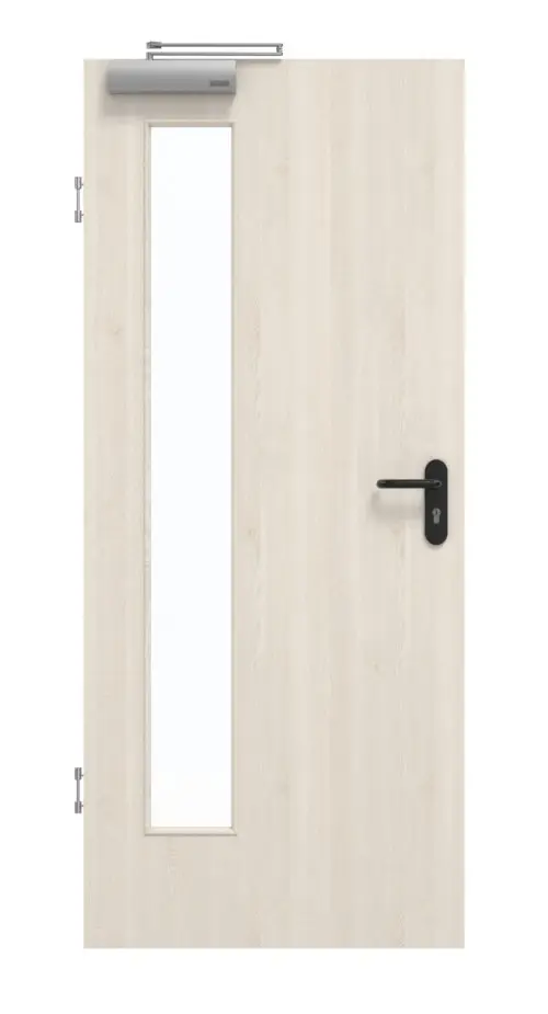 GARANT drzwi dymoszczelne Authentic Perl GCK08 z przeszkleniem LA-4 po stronie zawiasów