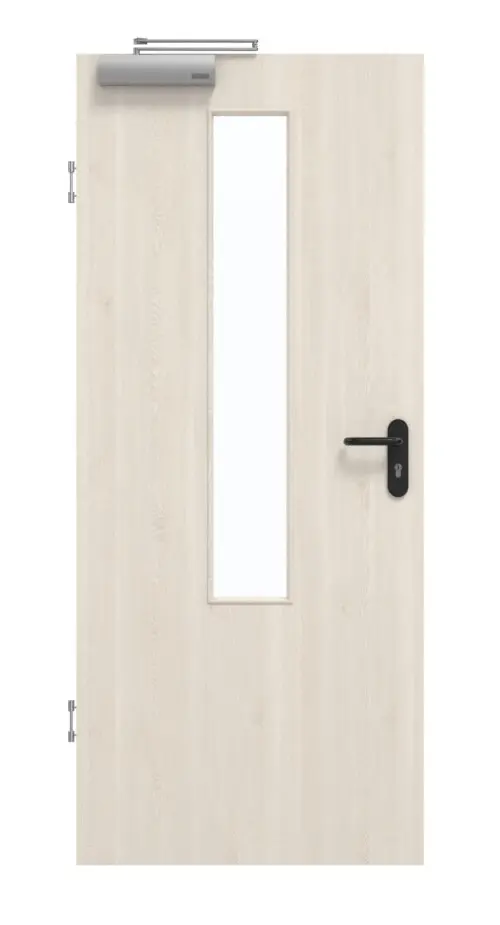 GARANT drzwi dymoszczelne Authentic Perl CePaL z przeszkleniem LA-5 na środku