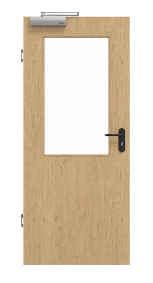 GARANT drzwi dymoszczelne Authentic Asteiche CePaL z przeszkleniem LA-6