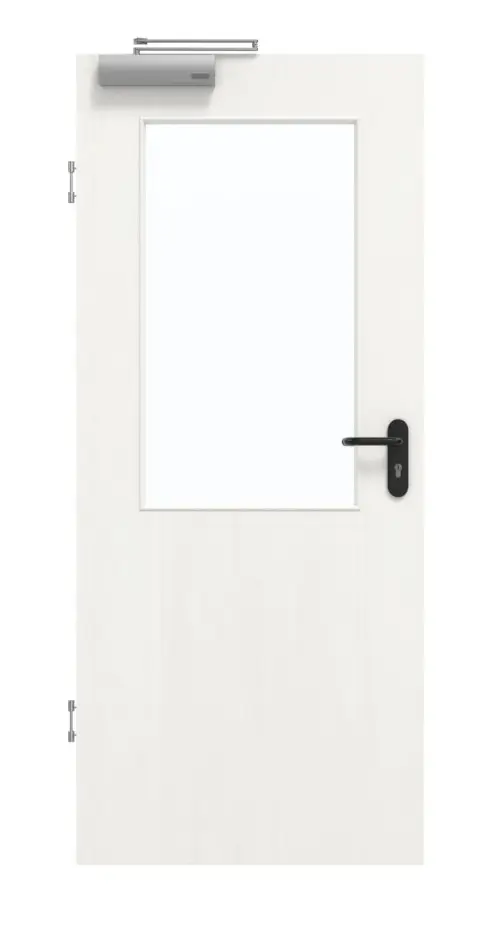 GARANT drzwi dymoszczelne Authentic Bianco CePaL z przeszkleniem LA-6