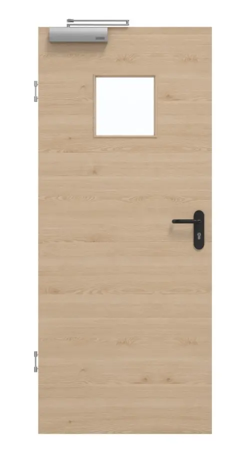 GARANT Drzwi dymoszczelne, authentic agat, układ poprzeczny, CePaL, z przeszkleniem LA-7