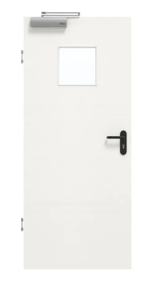 GARANT Drzwi dymoszczelne Quer Authentic Bianco CePaL z przeszkleniem LA-7