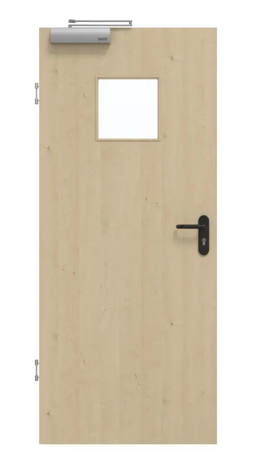 GARANT drzwi dymoszczelne Natura Ahorn CePaL z przeszkleniem LA-7