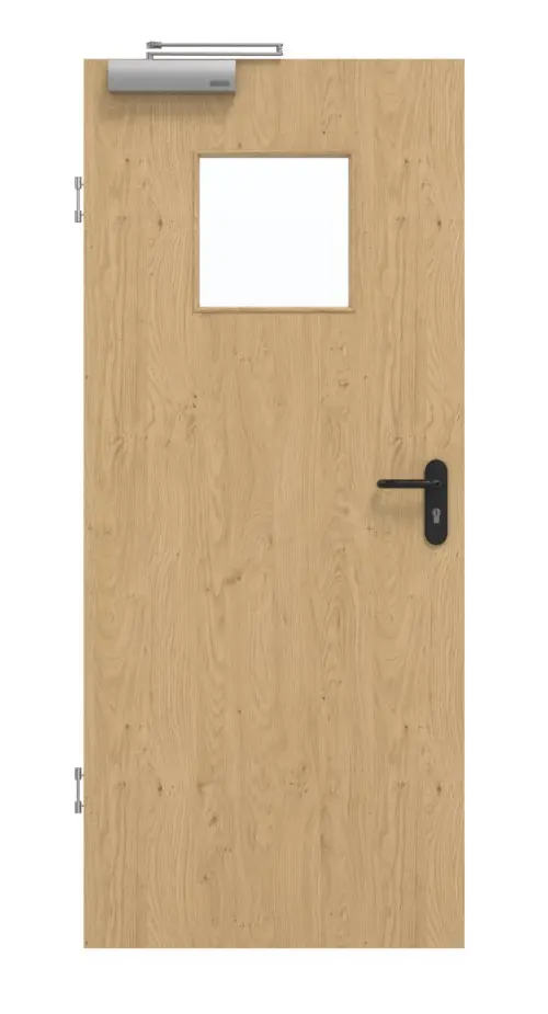 GARANT drzwi dymoszczelne Authentic Asteiche CePaL z przeszkleniem LA-8