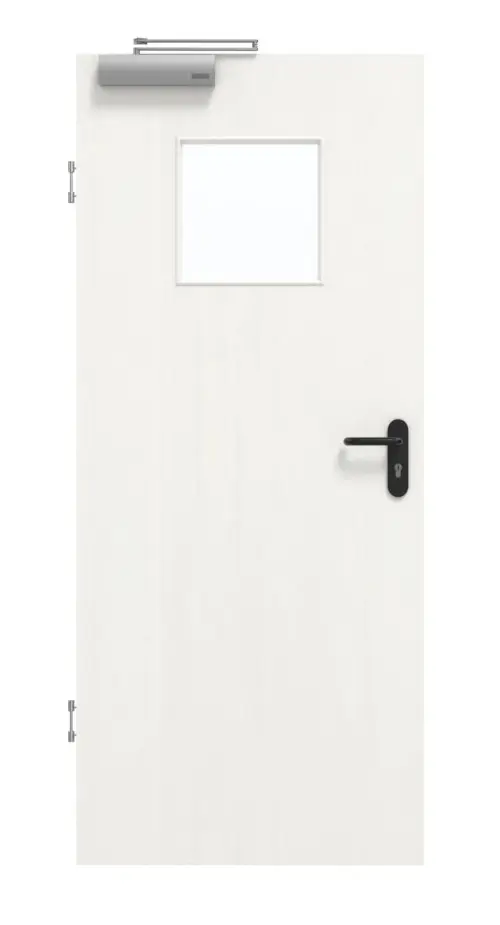 GARANT drzwi dymoszczelne Authentic Bianco CePaL z przeszkleniem LA-8