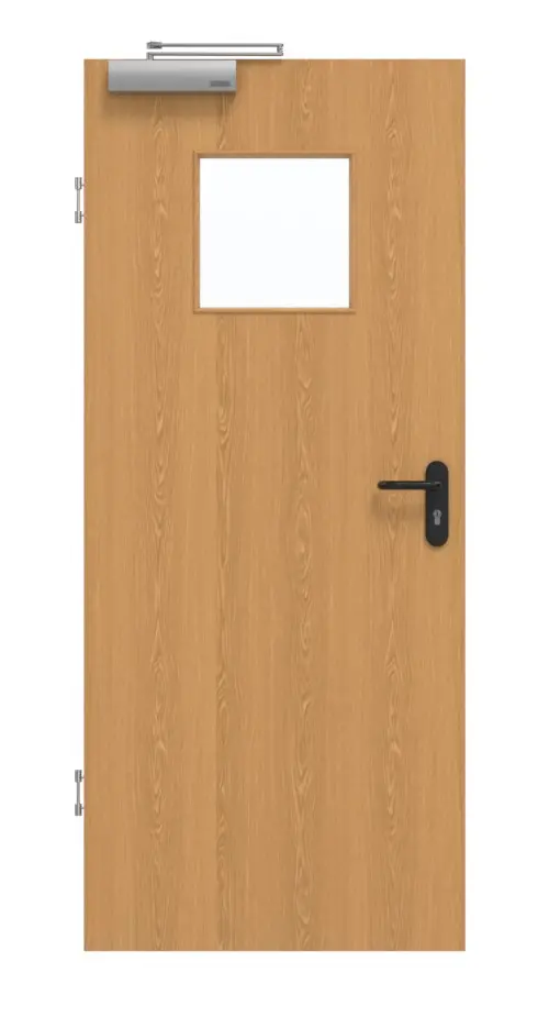 Garant drzwi dymoszczelne dąb Premium CePaL z przeszkleniem LA-8