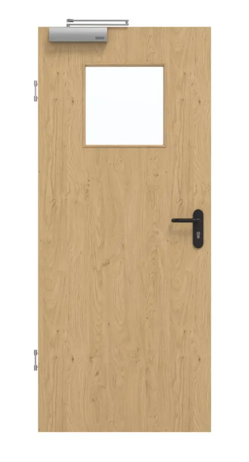 GARANT drzwi dymoszczelne Authentic Asteiche CePaL z przeszkleniem LA-9