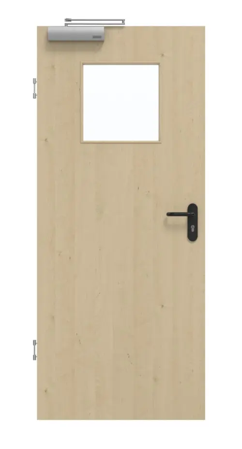 GARANT drzwi dymoszczelne Natura Ahorn CePaL z przeszkleniem LA-9