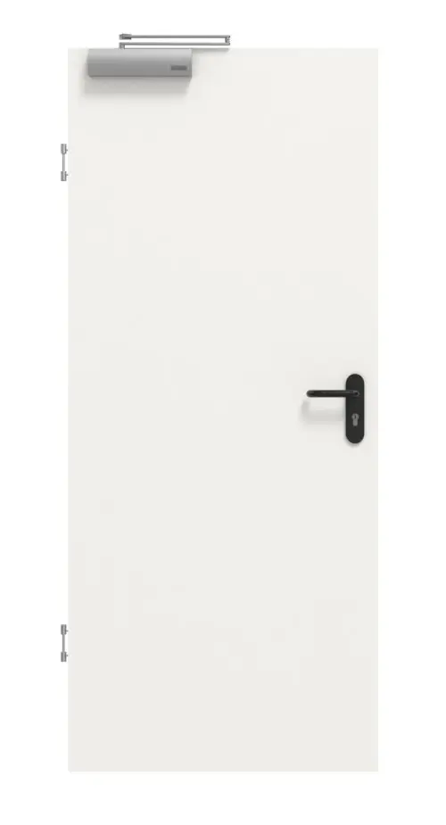 GARANT Drzwi dymoszczelne, pokryte jedwabiście matowym, białym lakierem 9016