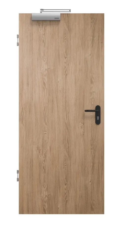 Zdjęcie dębu wędzonego panele laminowane DuriTop (CPL) drzwi dymoszczelne - Jeld-Wen