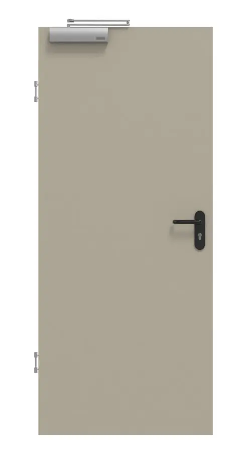 GARANT Drzwi dymoszczelne, matowe, szary jedwab 7044 G-TEC