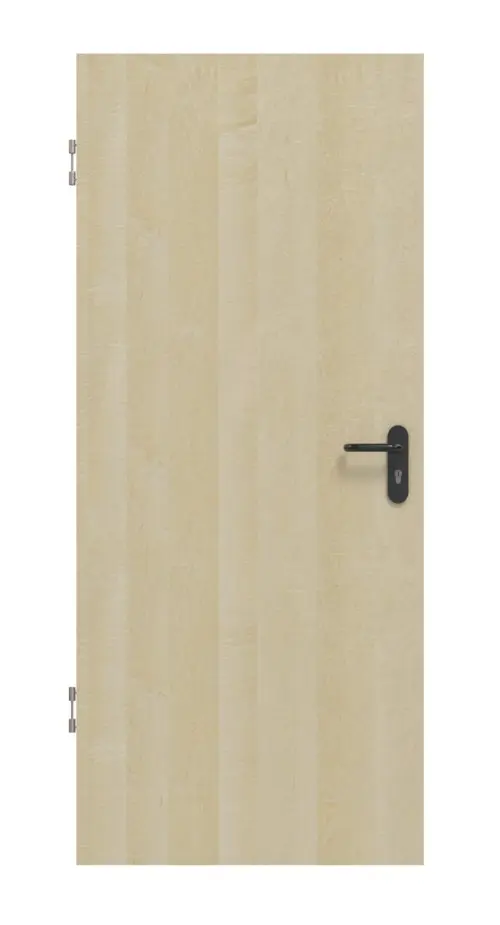 Zdjęcie drzwi dźwiękoszczelnych fornirowanych drewnem naturalnym klon kanadyjski wzdłuż Living - Jeld-Wen
