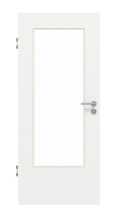 GARANT Drzwi dźwiękoszczelne D354-60 Designer White Resopal z przeszkleniem LA-DIN