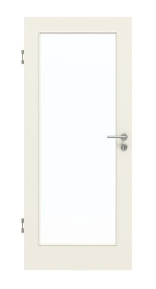 GARANT Drzwi dźwiękoszczelne Białe lakier 9010 CePaL z przeszkleniem LA-3