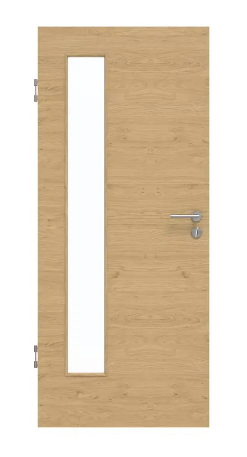 GARANT Drzwi dźwiękoszczelne, authentic dąb sękaty, układ poprzeczny, CePaL, z przeszkleniem LA-4 po stronie zawiasów