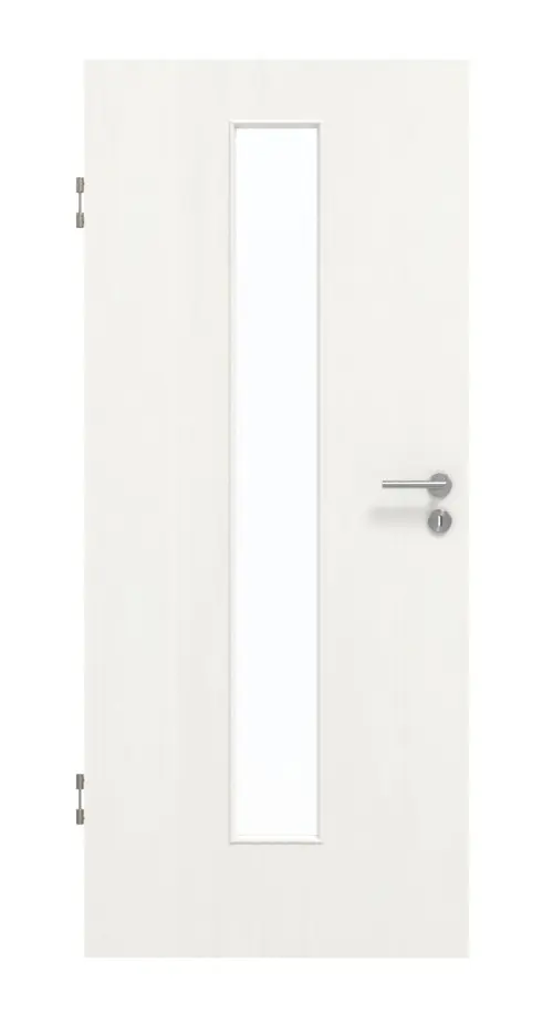 GARANT Drzwi dźwiękoszczelne Authentic Bianco CePaL z przeszkleniem LA-4 na środku