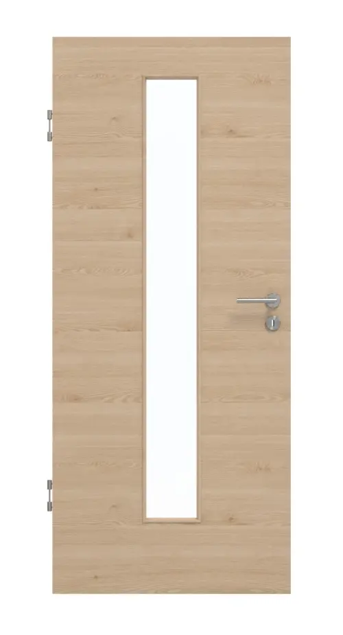 GARANT Drzwi dźwiękoszczelne układ poprzeczny Authentic Achat CePaL z przeszkleniem LA-4 pośrodku