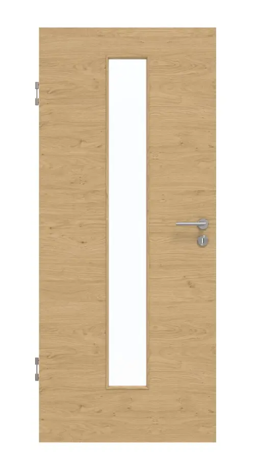 GARANT Drzwi dźwiękoszczelne, authentic dąb sękaty, układ poprzeczny, CePaL, z przeszkleniem LA-4 na środku