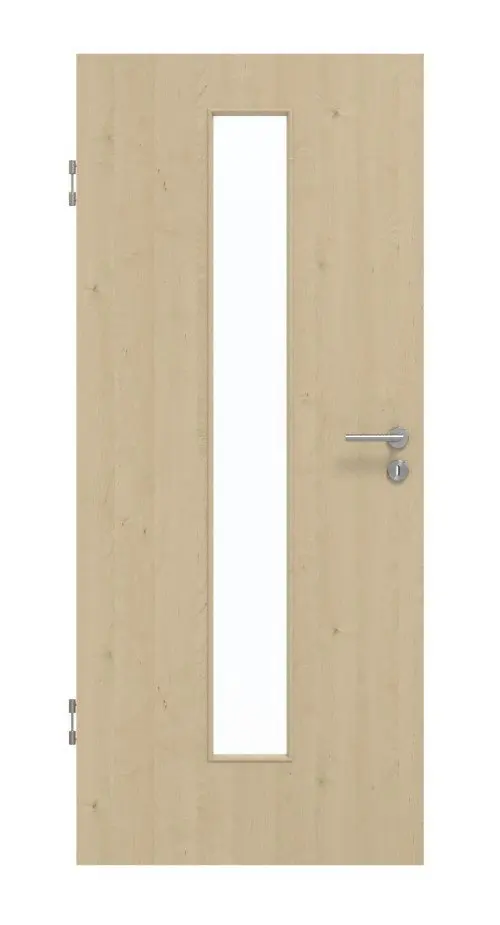 GARANT Drzwi dźwiękoszczelne Natura Ahorn CePaL z przeszkleniem LA-4 na środku