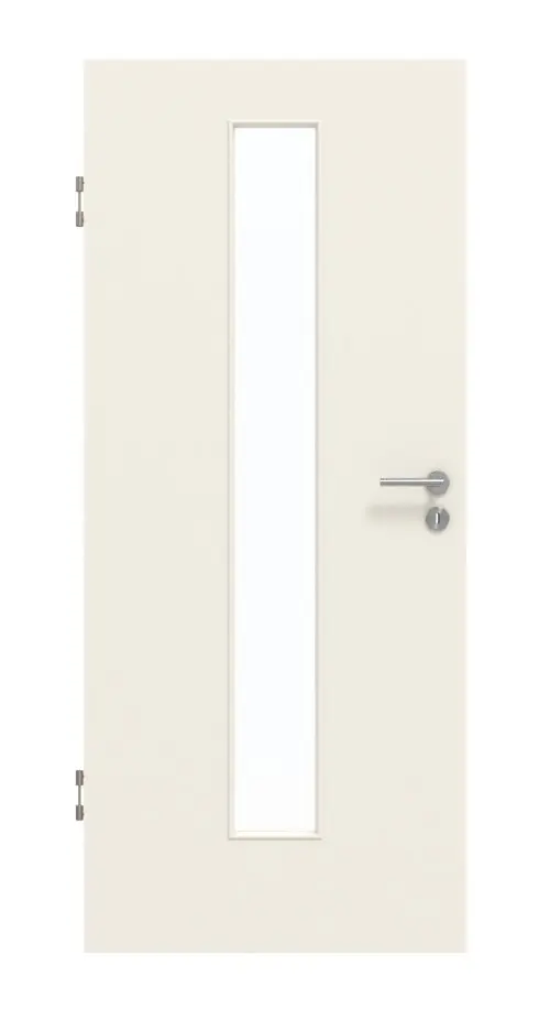 GARANT drzwi dźwiękoszczelne biały lakier 9010 z przeszkleniem LA-4 na środku