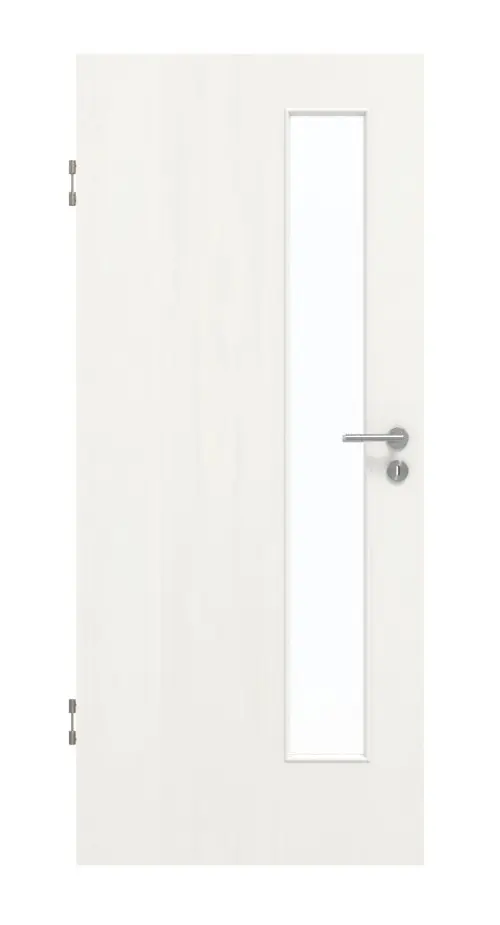 GARANT drzwi dźwiękoszczelne Authentic Bianco CePaL z przeszkleniem LA-4 po stronie zamka