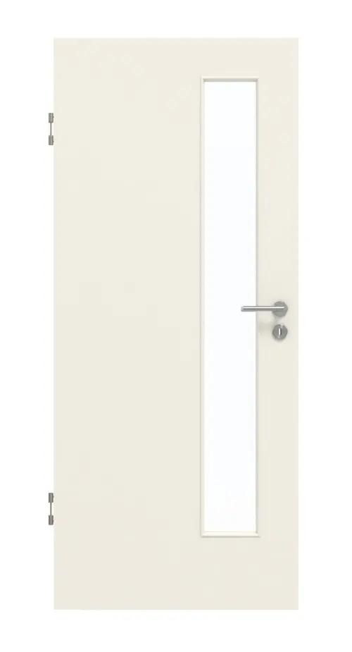 GARANT drzwi dźwiękoszczelne biały lakier 9010 z przeszkleniem LA-4 od strony zamka