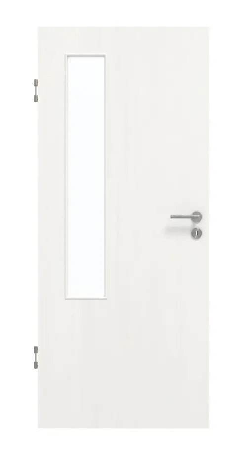 GARANT Drzwi dźwiękoszczelne Authentic Bianco CePaL z przeszkleniem LA-5 po stronie zawiasów