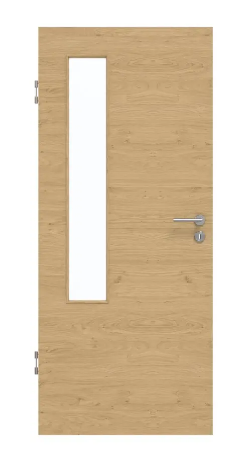 GARANT Drzwi dźwiękoszczelne, authentic dąb sękaty, układ poprzeczny, CePaL, z przeszkleniem LA-5 po stronie zawiasów
