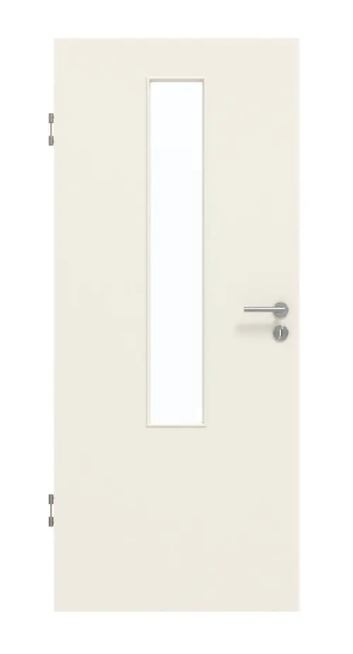 GARANT drzwi dźwiękoszczelne biały lakier 9010 z przeszkleniem LA-5 na środku