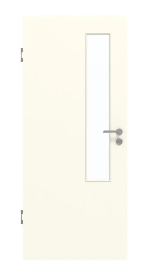 GARANT Drzwi dźwiękoszczelne W980ST15 Platynowa Biała GHK08 z przeszkleniem LA-5 po stronie zamka