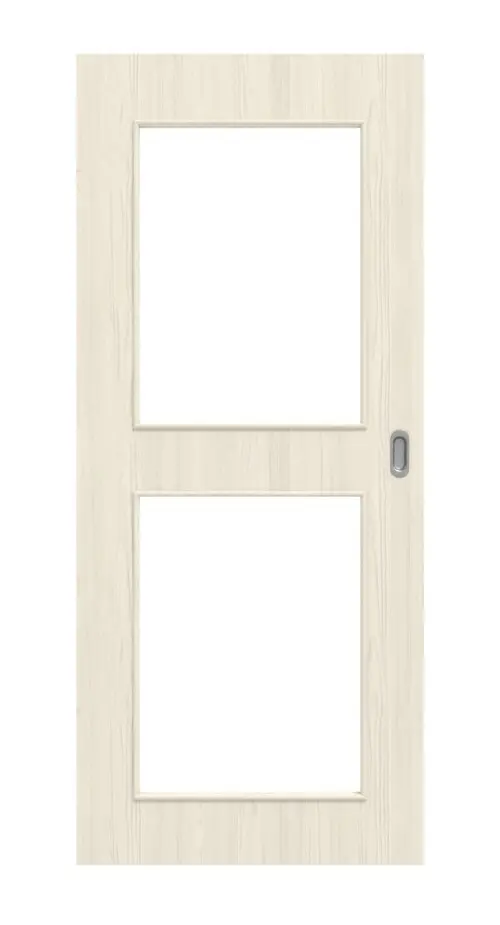 Widok frontowy modrzew lazura LA 12 Basic Durat drzwi przesuwne - Huga